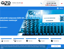 Tablet Screenshot of gizo.pl
